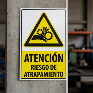 Cartel Riesgo de Atrapamiento