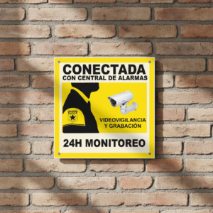 Cartel Cámara Alarma