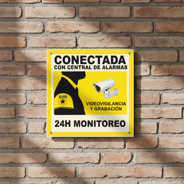 Cartel Cámara Alarma