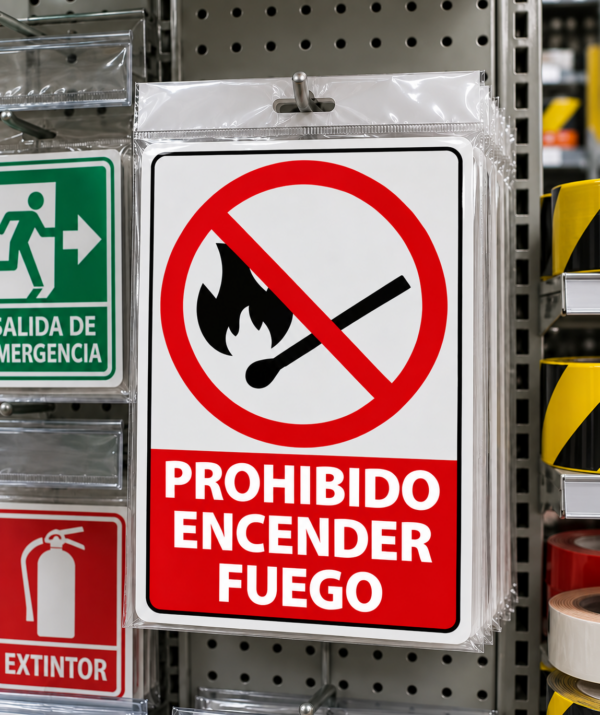002-i1 Cartel Prohibido encender fuego